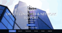Desktop Screenshot of onsitecansupport.com